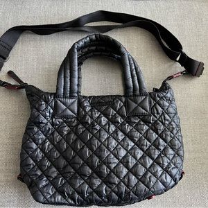 MZ WALLACE Small Sutton Crossbody in Black Quilted